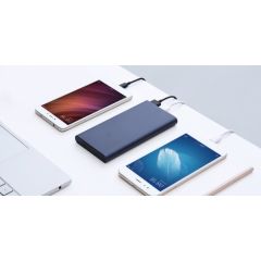 Xiaomi 10000 mAh (Versiyon 3) Taşınabilir Şarj Cihazı Siyah (İnce ve Hafif Kasa)