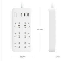 Xiaomi Power Strip USB Çıkışlı 6’lı Akım Korumalı Priz