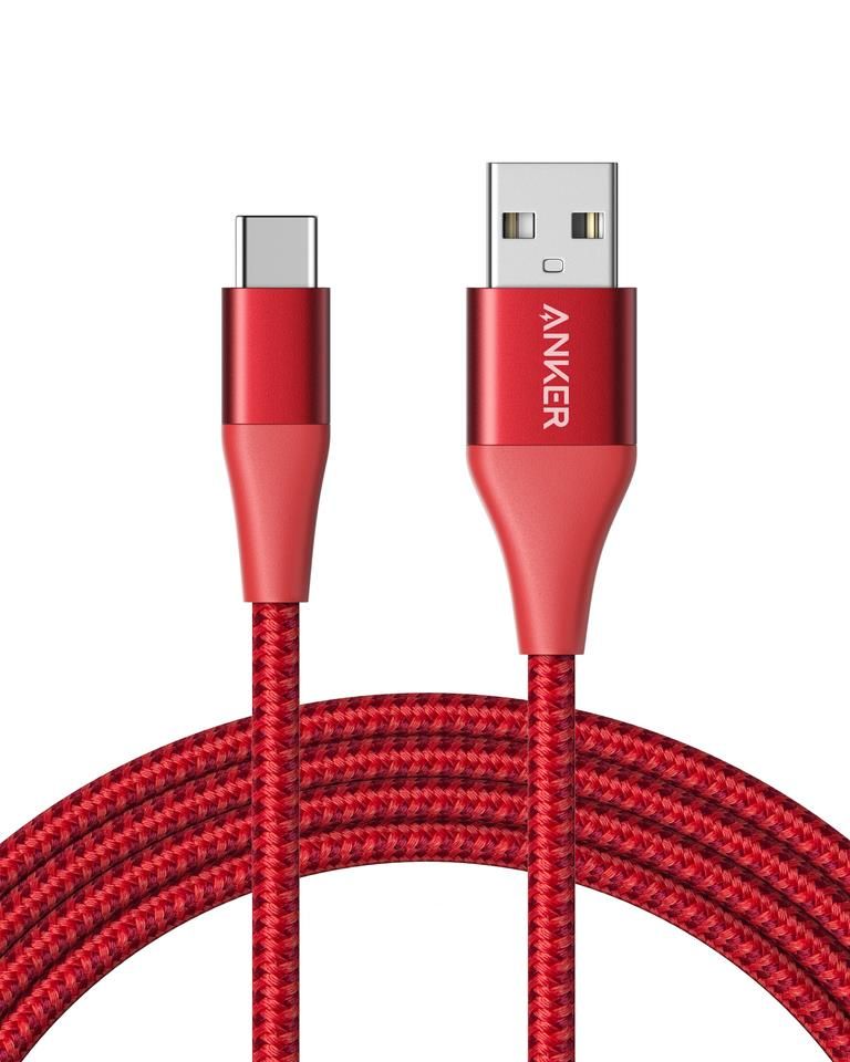 Anker PowerLine+ II  Type-C 1.8m Şarj Kablosu Kırmızı A8463