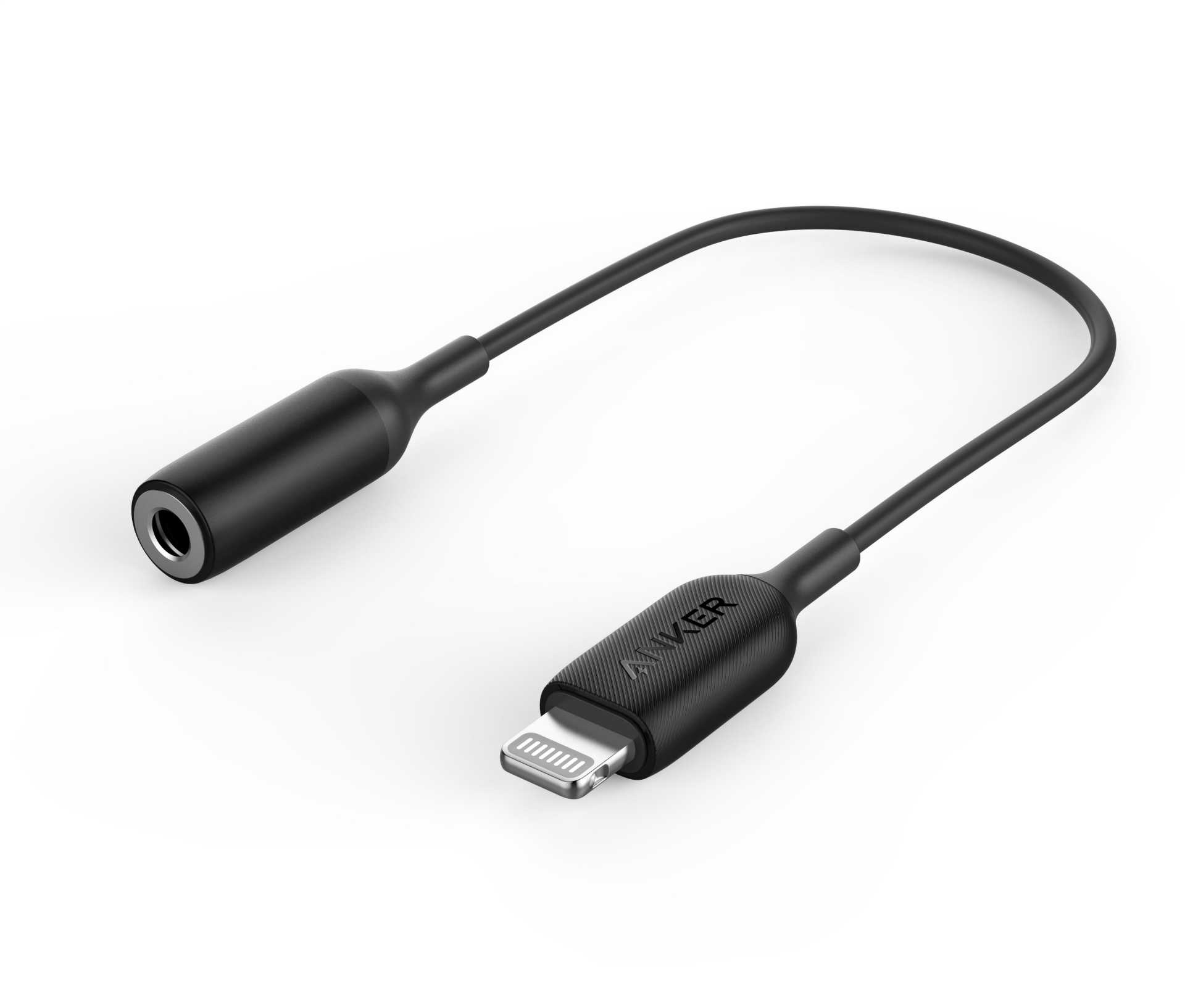 Anker Lightning to 3.5mm Çevirici Adaptör Siyah - MFI Lisanslı - A8193