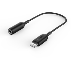 Anker Lightning to 3.5mm Çevirici Adaptör Siyah - MFI Lisanslı - A8193