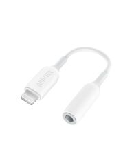 Anker Lightning to 3.5mm Çevirici Adaptör Beyaz - MFI Lisanslı - A8193