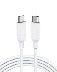 Anker PowerLine III USB-C To USB-C 1.8m Şarj/Data Kablosuz - Beyaz - 60W Güç Destekli - A8853