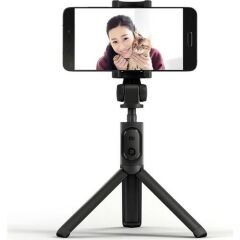 Xiaomi Selfie Çubuğu Tripod Bluetooth Uzaktan Kumandalı - Siyah