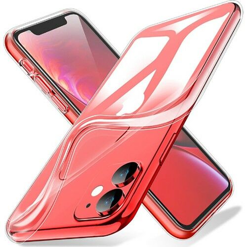 Case 4U Apple iPhone 11 Kılıf Ultra İnce Silikon Arka Kapak İmax Şeffaf