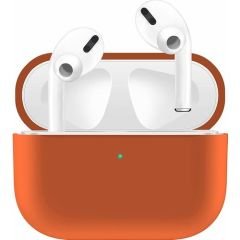 Case 4U Apple Airpods Pro Tam Kaplayan Silikon Kılıf - Turuncu