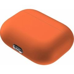 Case 4U Apple Airpods Pro Tam Kaplayan Silikon Kılıf - Turuncu