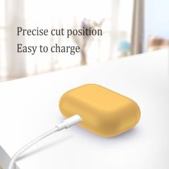 Case 4U Apple Airpods Pro Tam Kaplayan Silikon Kılıf - Turuncu