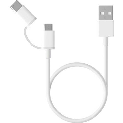 Xiaomi 2 in 1 USB Kablo Micro USB ve USB C ( Type C )