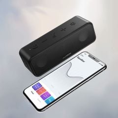 Anker SoundCore 3 16W Bluetooth Stereo Hoparlör IPX7 Suya Dayanıklılık - 24 Saate Varan Şarj - Siyah - A3117