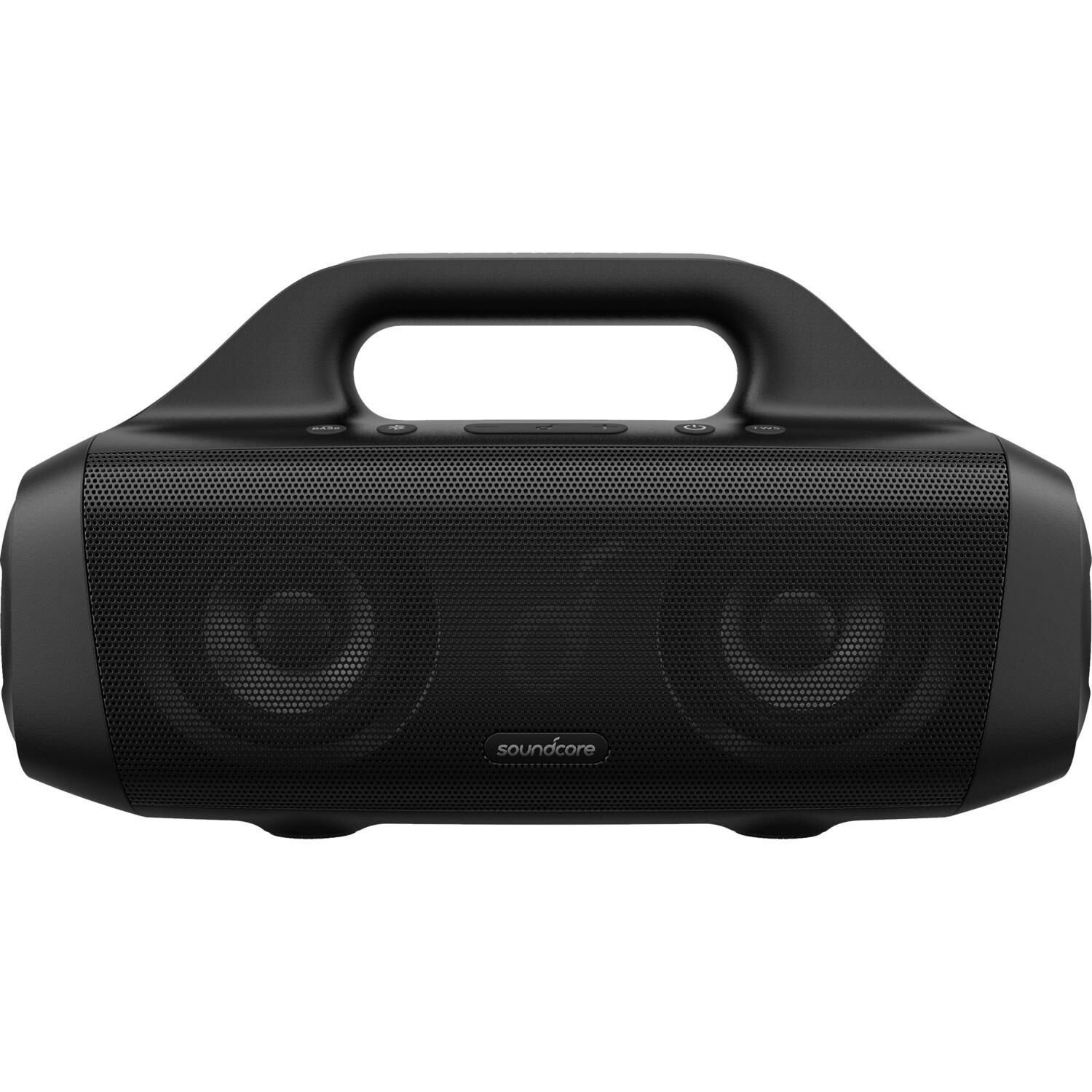 Anker Soundcore Motion BOOM Kablosuz Bluetooth Hoparlör - 30W Stereo Ses - IPX7 Suya Dayanıklılık - 24 Saate Varan Şarj - Siyah - A3118