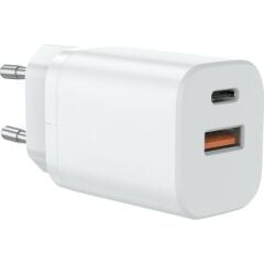 Case 4U 2 Portlu Type-C + USB-A Çıkışlı 30W Şarj Cihazı - BAT30