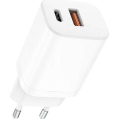 Case 4U 2 Portlu Type-C + USB-A Çıkışlı 30W Şarj Cihazı - BAT30