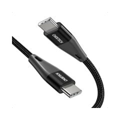 Choetech 60W USB-C to USB-C Hızlı Şarj Destekli Data Kablosu - 2 Metre - XCC-1004 - Siyah