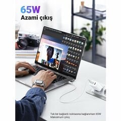 Case 4U Type-C + USB-A Çıkışlı 65W GAN Duvar Şarj Cihazı - BAT65