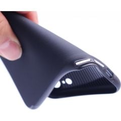 Case 4U Apple iPhone SE 2022 / SE 2020 / iPhone 8 / iPhone 7 Kılıf Mıknatıslı Silikon Arka Kapak - Siyah