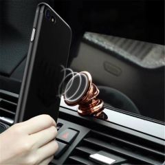 Case 4U Apple iPhone SE 2022 / SE 2020 / iPhone 8 / iPhone 7 Kılıf Mıknatıslı Silikon Arka Kapak - Siyah
