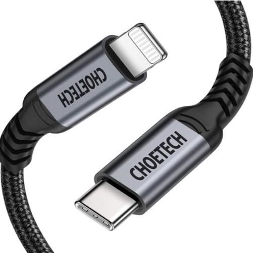 Choetech USB-C to Lightning Şarj Kablosu 1.2 Metre - IP0039 - Siyah