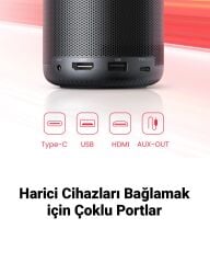 Nebula Capsule3 Projector-Siyah-D2425