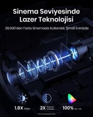 Nebula Capsule 3 Laser (GTV) Projector-Siyah-D2426