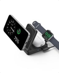 Anker MagGo Kablosuz Şarj Seti 15W Siyah - B2557