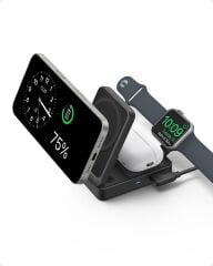 Anker MagGo Kablosuz Şarj Seti 15W Siyah - B2557