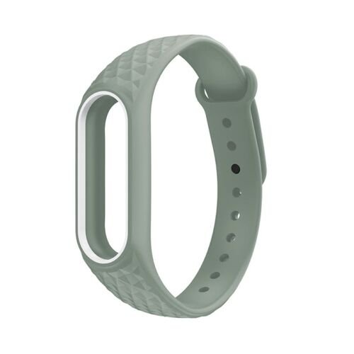 Xiaomi Mi Band 2 Akıllı Bileklik Kordonu Aura Yeşil - Beyaz