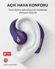 Anker Soundcore AeroFit Pro Kulaklık - Mor - A3871