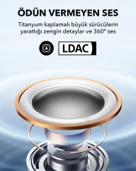 Anker Soundcore AeroFit Pro Kulaklık - Mor - A3871