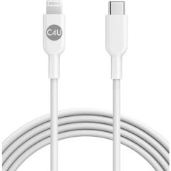 C4U Lightning to Type-C Apple iPhone Data ve Şarj Kablosu 1 metre - Beyaz