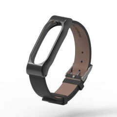 Xiaomi Mi Band 2 Akıllı Bileklik Deri Kordon Siyah