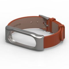 Xiaomi Mi Band 2 Akıllı Bileklik Deri Kordon Kahverengi