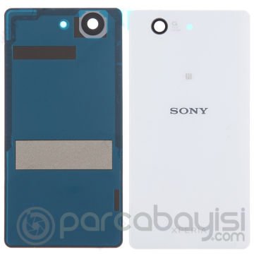 Sony Xperia Z3 Mini Compact Arka Pil Kapağı Lens