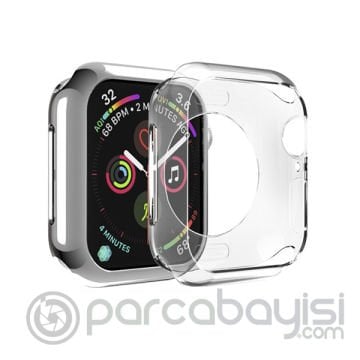 Ally Apple İWatch 4-5 40mm 360 Koruma Ultra Slim Silikon Kılıf