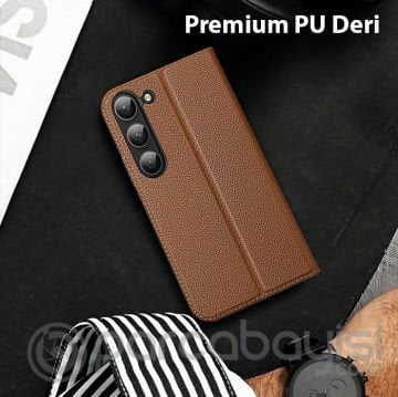 Dux Ducis SM Galaxy S23 Plus Kılıf Skin X2 Series Magnetic PU Deri Manyetik Kapaklı Kılıf