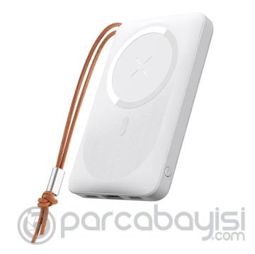 Duzzona W5 20W 10000mAh Magsafe Uyumlu Taşınabilir Kablosuz Hızlı Şarjlı Powerbank