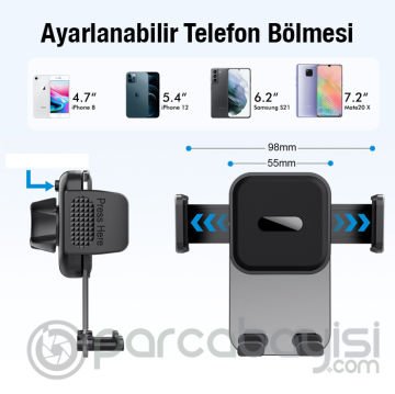 ALLY ML-217 Araç İçi Havalandırma Telefon Tutucu