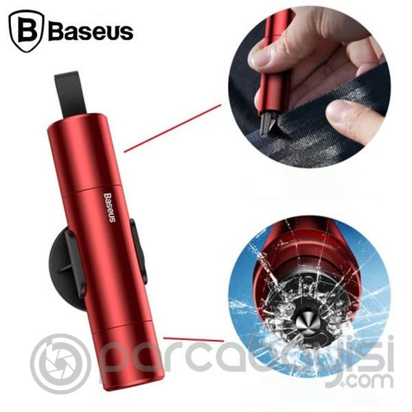 Baseus Sharp Tool Safety Hammer(Araç Pencere Camı Ve Emniyet Kemeri Kesici