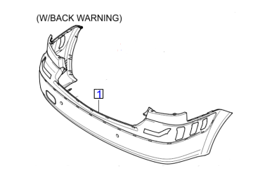 Kia Rio Arka Tampon Bakaliti Orjinal | 866111G220