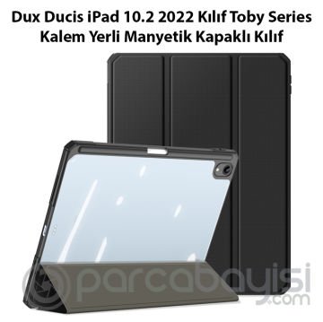 Dux Ducis iPad 10.2 2022 Kılıf Toby Series Kalem Yerli Manyetik Kapaklı Kılıf