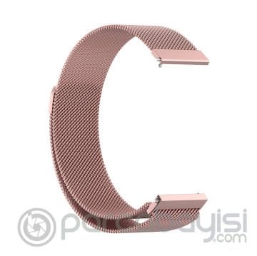 20MM Gear S3 Watch 4 -GT2 GT2E 42MM Kayış,Kordon Metal Milano Loop