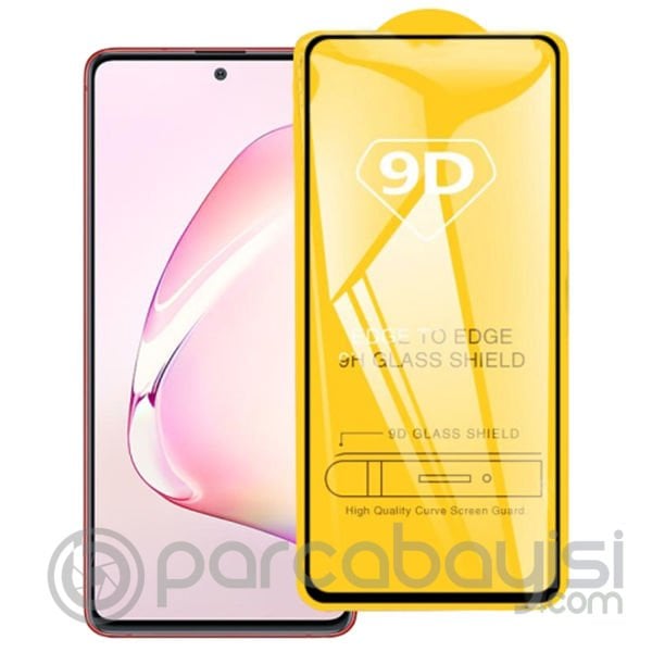 Ally SM Galaxy Note 10 Lite 9D Tempered Full Cam Ekran Koruyucu