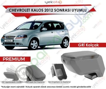 Chevrolet Kalos 2012 Sonrası Uyumlu Gri Kolçak Kol Dayama Ultra Kaliteli