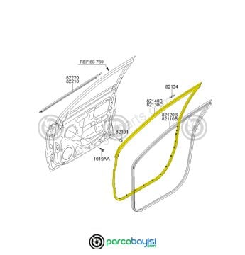 Kia Rio Ön Kapı Fitili Sol Orjinal | 821301G000