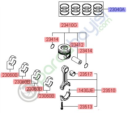 Sekman Takımı Std Kia Sportage Orjinal | 2304027911