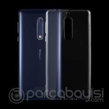 Nokia 5 Ultra Slim Şeffaf Soft Silikon Kılıf