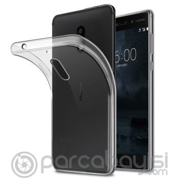 Nokia 6 Ultra Slim Şeffaf Soft Silikon Kılıf