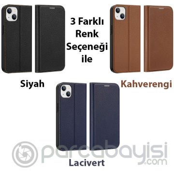 Dux Ducis iPhone 14 Plus 6.7 Kılıf Skin X2 Series PU Deri Manyetik Kapaklı Kılıf Magnetic Folio Case