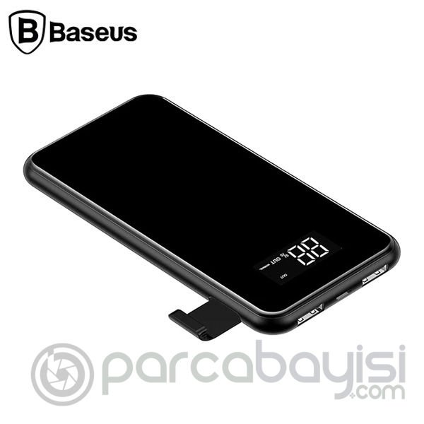 Baseus Full Screen Wireless Kablosuz Powerbank 8000 mAh