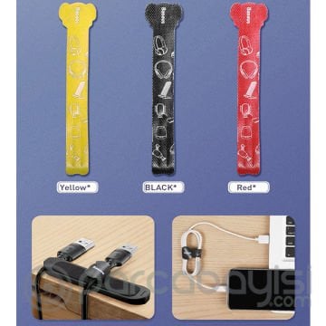 Baseus Cable Fixer Kit Kablo Organizatör Tutucu Ve Ayrıştıcı